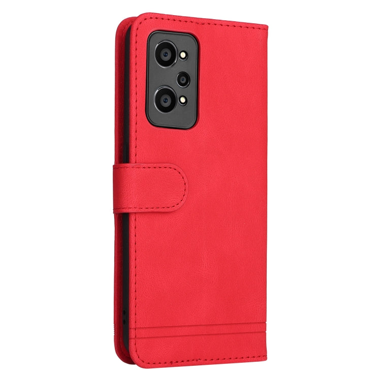 For OPPO Realme GT NEO2 Skin Feel Life Tree Metal Button Horizontal Flip Leather Phone Case
