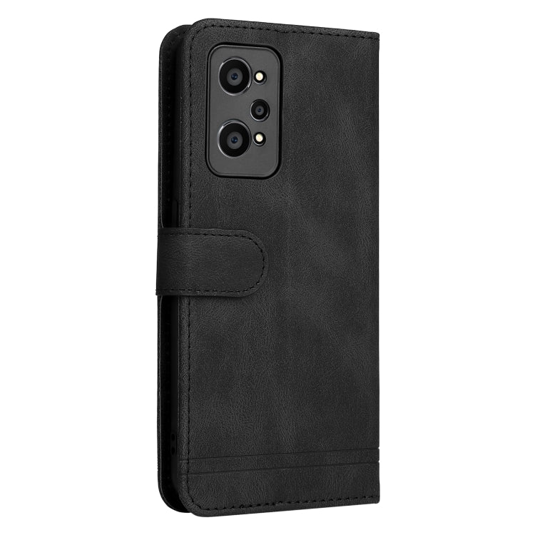 For OPPO Realme GT NEO2 Skin Feel Life Tree Metal Button Horizontal Flip Leather Phone Case