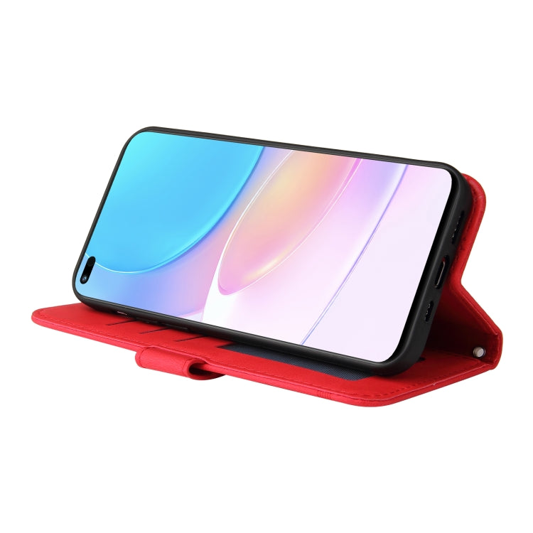 For Huawei Nova 8i / Honor 50 Lite Skin Feel Life Tree Metal Button Horizontal Flip Leather Phone Case