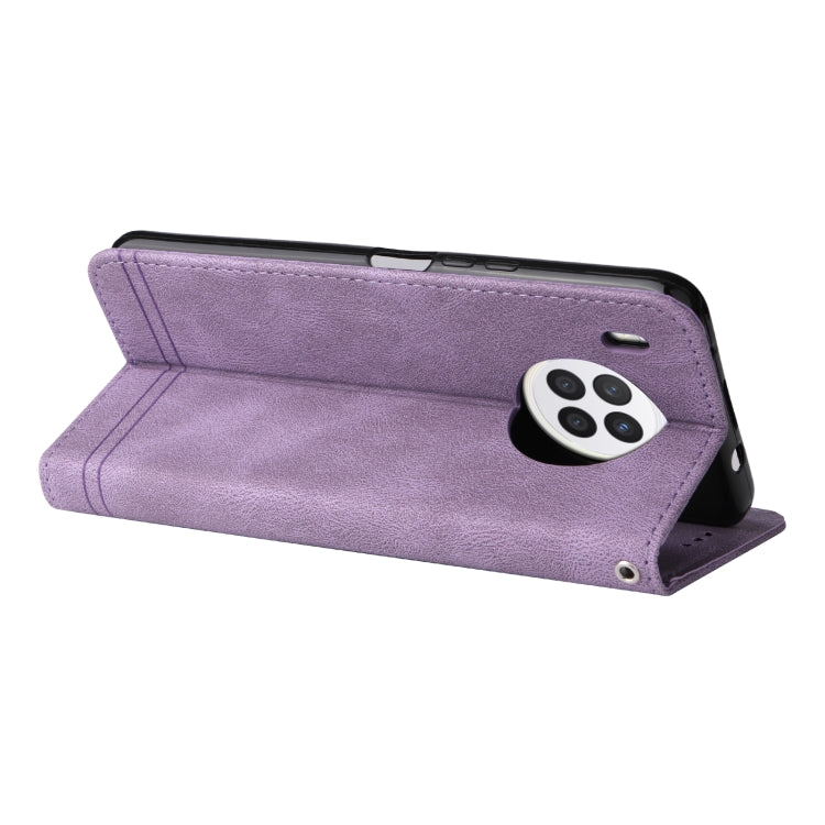 For Huawei Nova 8i / Honor 50 Lite Skin Feel Life Tree Metal Button Horizontal Flip Leather Phone Case