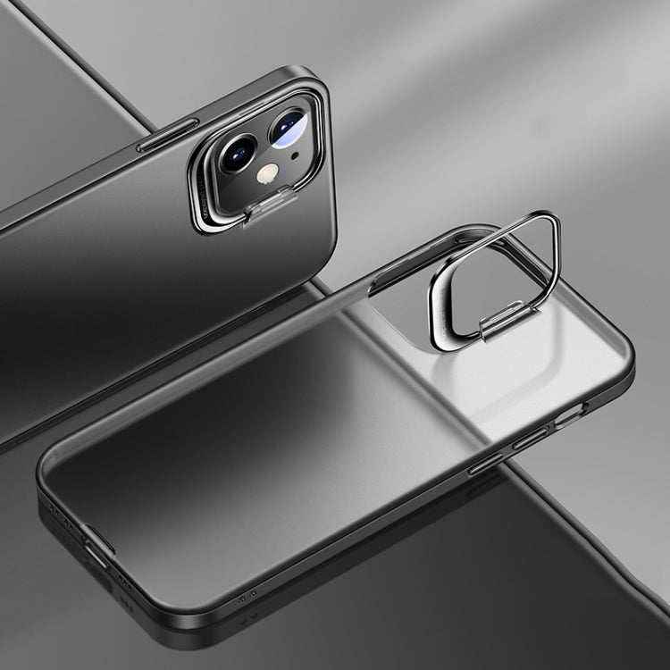For iPhone 12 mini Metal Lens Cover Holder Phone Case