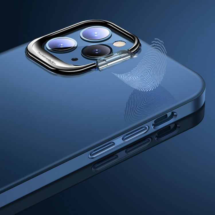 For iPhone 12 / 12 Pro Metal Lens Cover Holder Phone Case