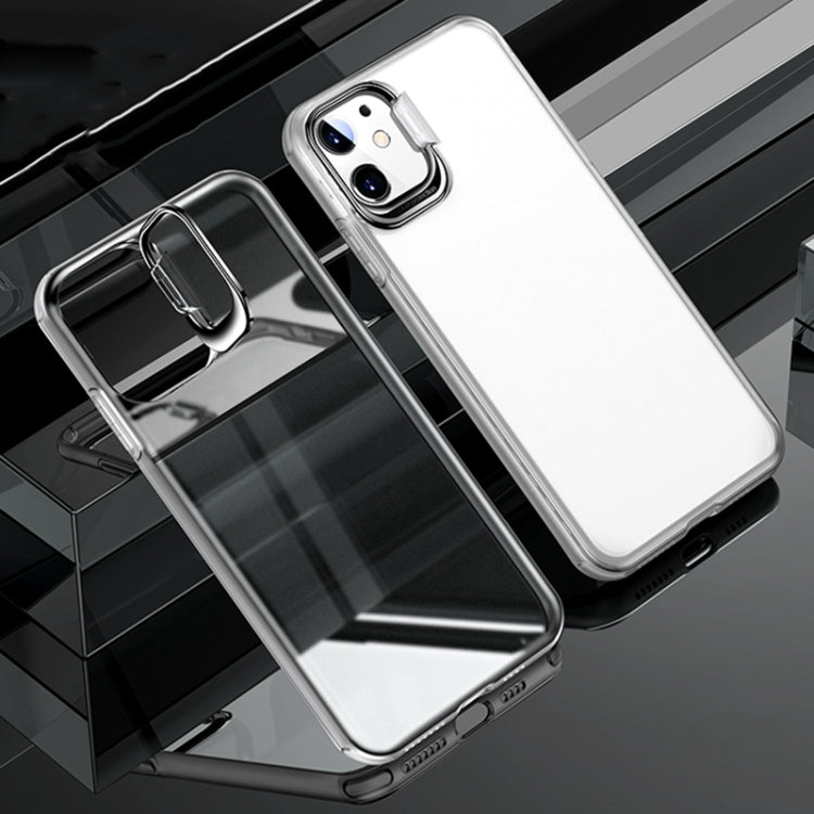 For iPhone 11 Metal Lens Cover Holder Phone Case