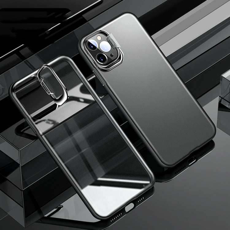 For iPhone 11 Pro Max Metal Lens Cover Holder Phone Case