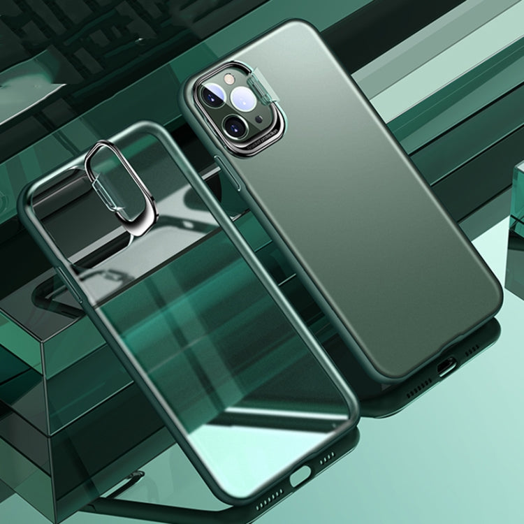 For iPhone 11 Pro Max Metal Lens Cover Holder Phone Case