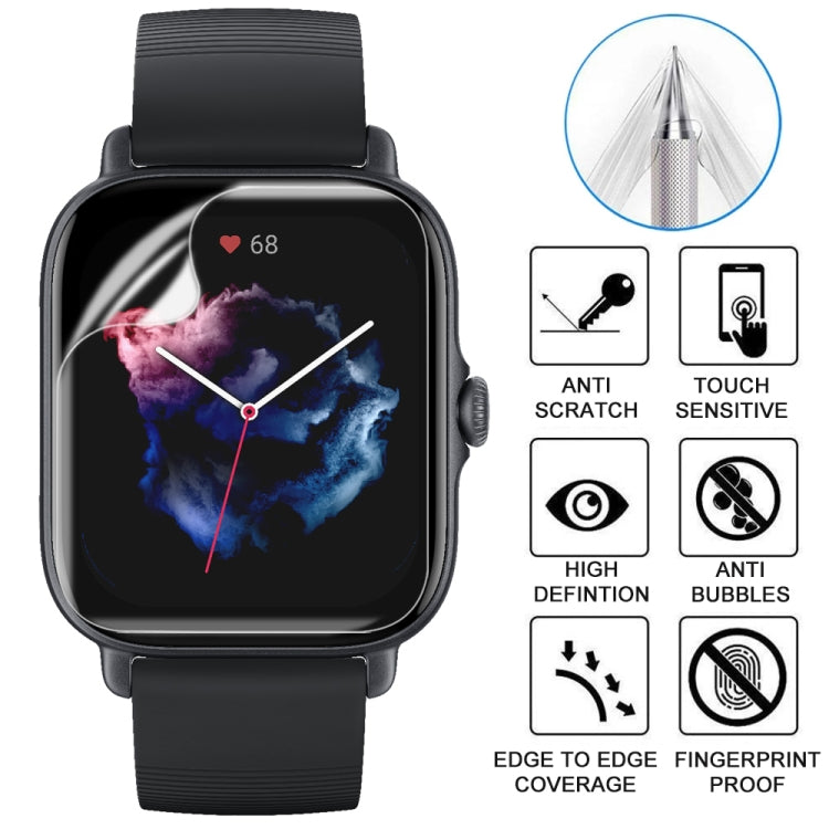 50 PCS Curved 3D Composite Material Soft Film Screen Protector For Amazfit GTS 3
