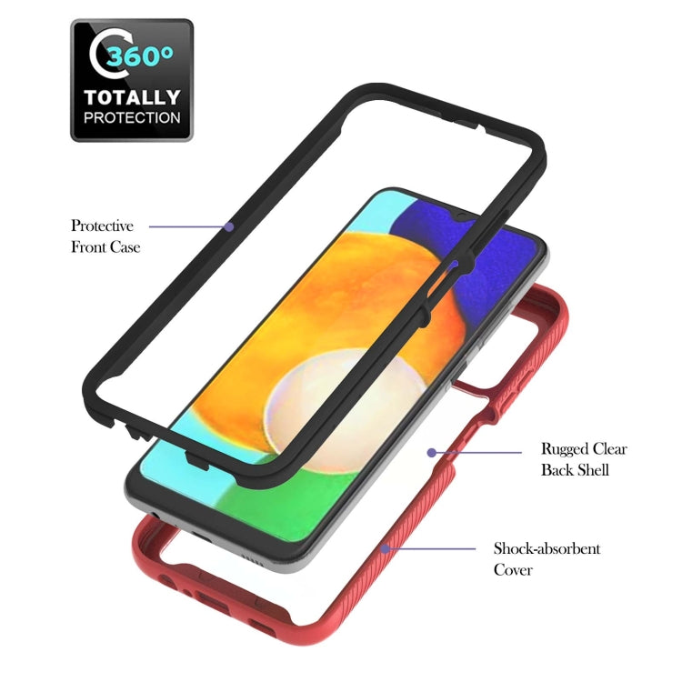 For Samsung Galaxy A03s 164mm Starry Sky Solid Color Series Shockproof PC + TPU Phone Case with Ring Holder & Magnetic Function