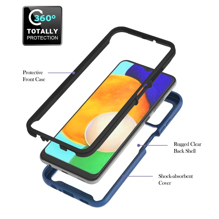 For Samsung Galaxy A03s 164mm Starry Sky Solid Color Series Shockproof PC + TPU Phone Case with Ring Holder & Magnetic Function