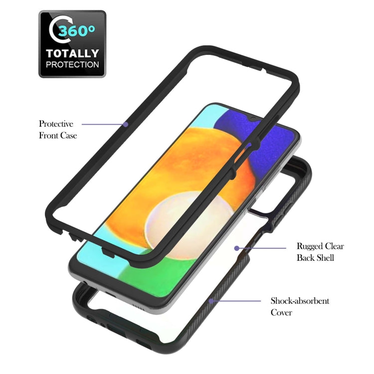 For Samsung Galaxy A03s 164mm Starry Sky Solid Color Series Shockproof PC + TPU Phone Case with Ring Holder & Magnetic Function
