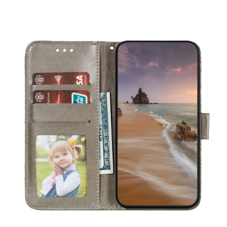 For Samsung Galaxy S22+ 5G Lace Flower Leather Phone Case with Holder & Card Slots & Wallet & Photo Frame