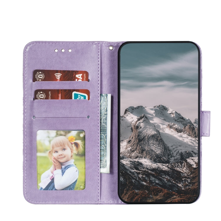 For Samsung Galaxy S22 Ultra 5G Sun Mandala Embossing Pattern Phone Leather Case with Holder & Card Slots & Wallet & Lanyard
