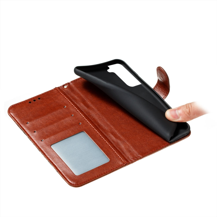 For Samsung Galaxy S22+ 5G Sun Mandala Embossing Pattern Phone Leather Case with Holder & Card Slots & Wallet & Lanyard