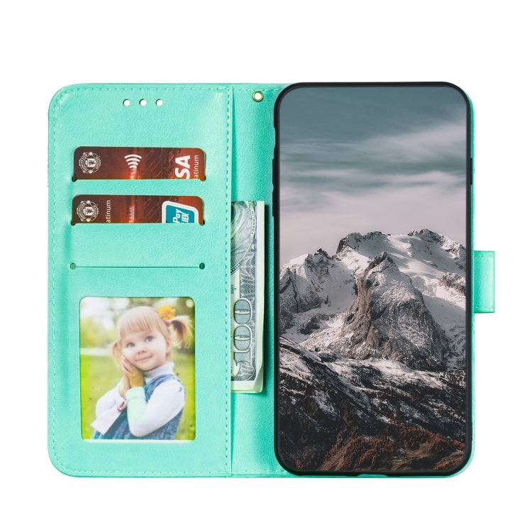 For Samsung Galaxy S22+ 5G Sun Mandala Embossing Pattern Phone Leather Case with Holder & Card Slots & Wallet & Lanyard