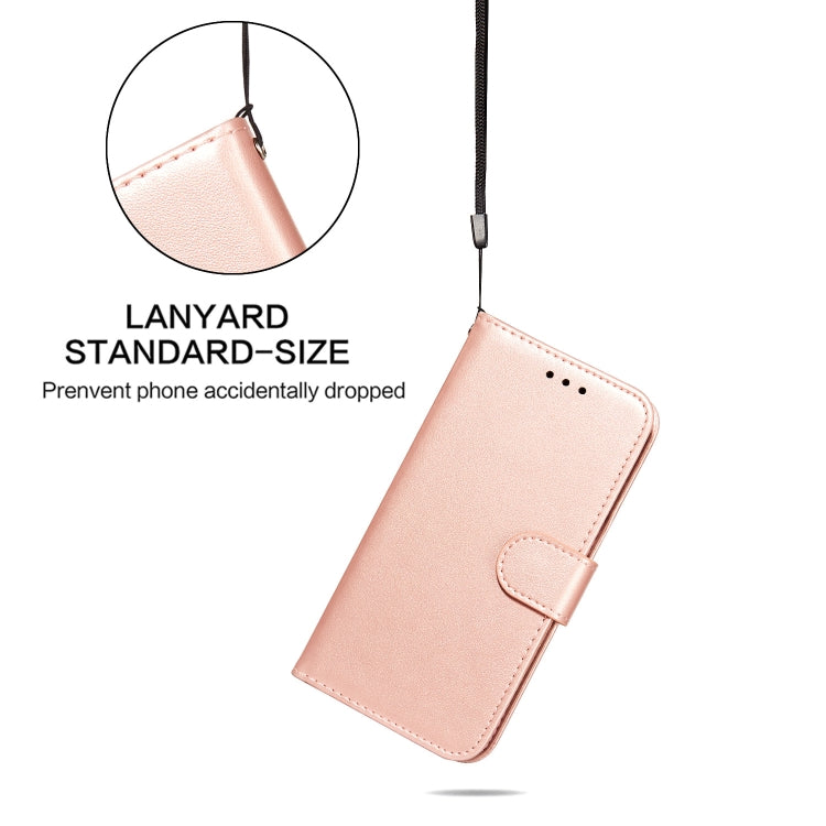 For Samsung Galaxy S22 Ultra 5G Solid Color Leather Phone Case with Holder & Card Slots & Wallet & Lanyard