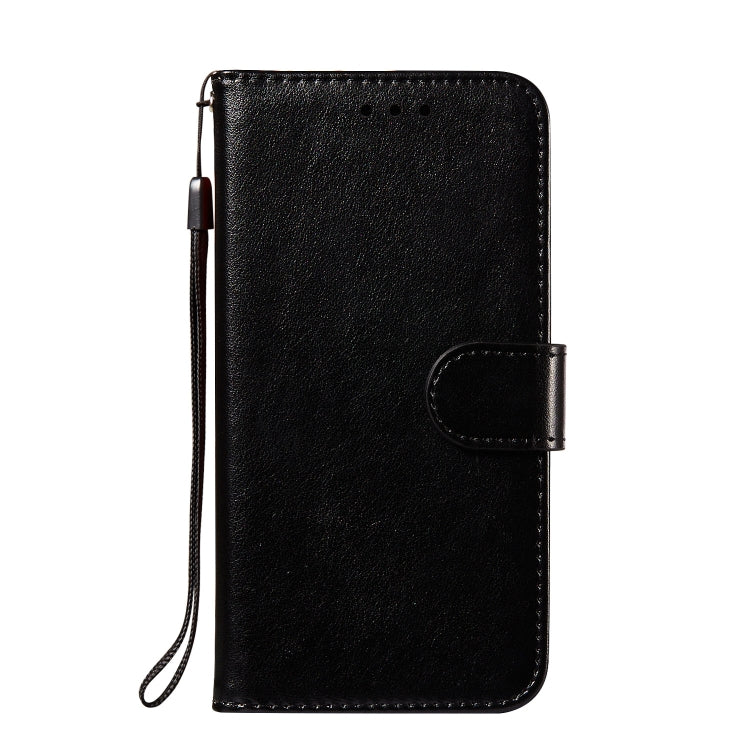 For Samsung Galaxy S22+ 5G Solid Color Leather Phone Case with Holder & Card Slots & Wallet & Lanyard