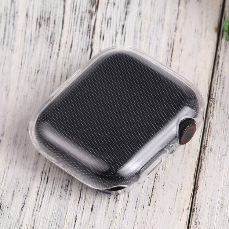 Shockproof TPU All-inclusive Protective Case For Apple Watch Series 9 / 8 / 7 41mm(Transparent)