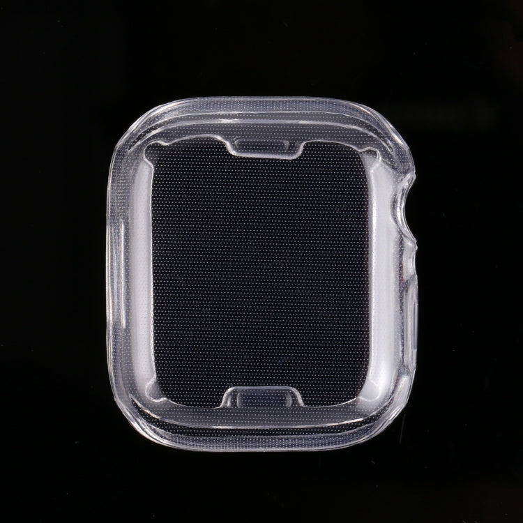 Shockproof TPU All-inclusive Protective Case For Apple Watch Series 9 / 8 / 7 45mm(Transparent)