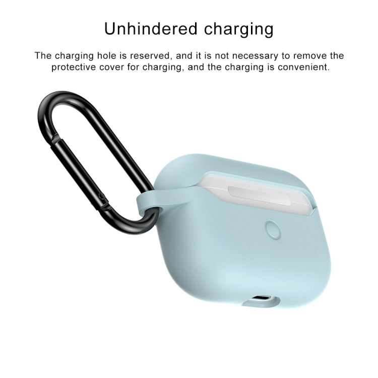 For Apple AirPods Pro Wireless Earphone Silicone Protective Case with Hook