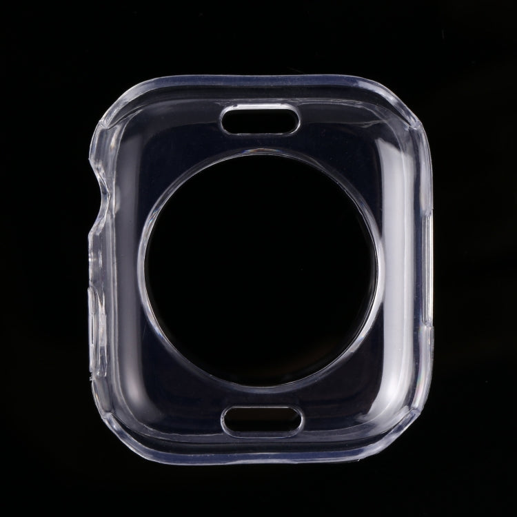 Shockproof TPU Hollow Protective Case For Apple Watch Series 9 / 8 / 7 41mm(Transparent)