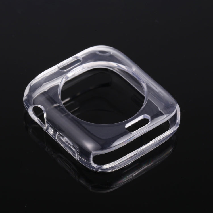 Shockproof TPU Hollow Protective Case For Apple Watch Series 9 / 8 / 7 45mm(Transparent)