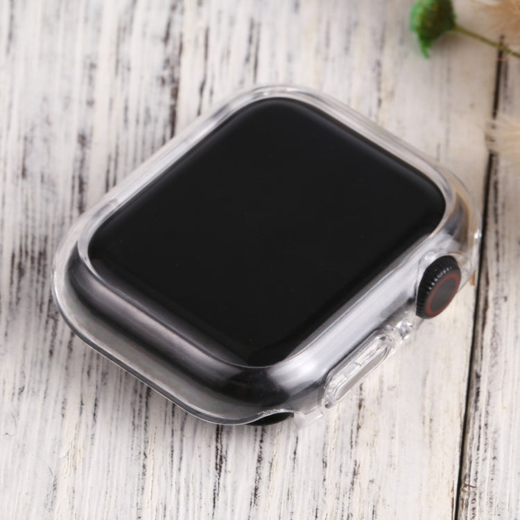 Shockproof PC Hollow Protective Case For Apple Watch Series 8 / 7 41mm(Transparent)