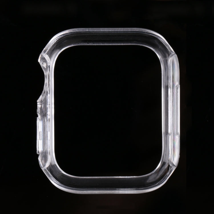 Shockproof PC Hollow Protective Case For Apple Watch Series 9 / 8 / 7 45mm(Transparent)