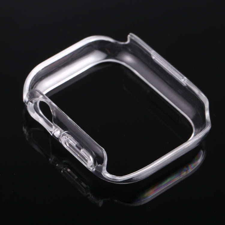 Shockproof PC Hollow Protective Case For Apple Watch Series 9 / 8 / 7 45mm(Transparent)