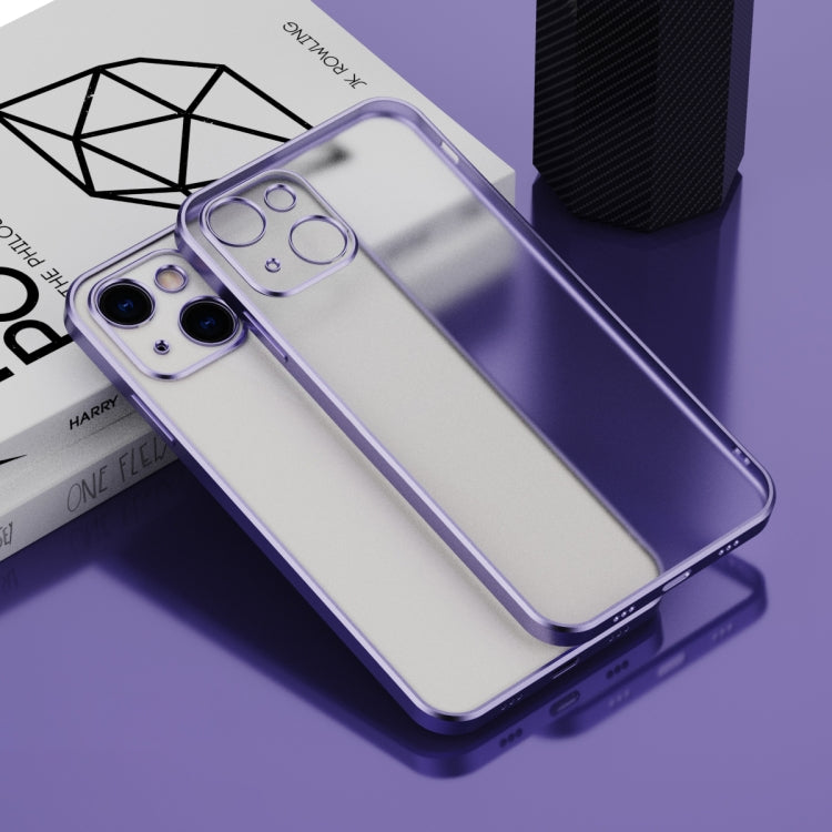 For iPhone 13 Electroplated Frosted Phone Case