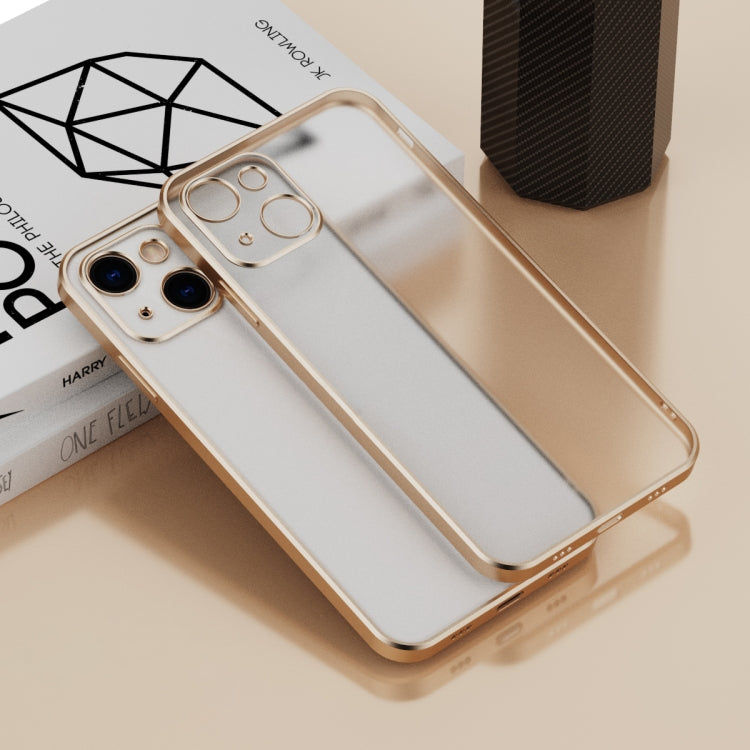 For iPhone 13 Electroplated Frosted Phone Case