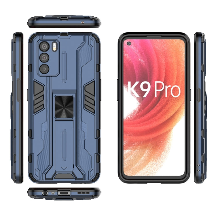For OPPO K9 Pro Supersonic PC + TPU Shock-proof Phone Case with Holder