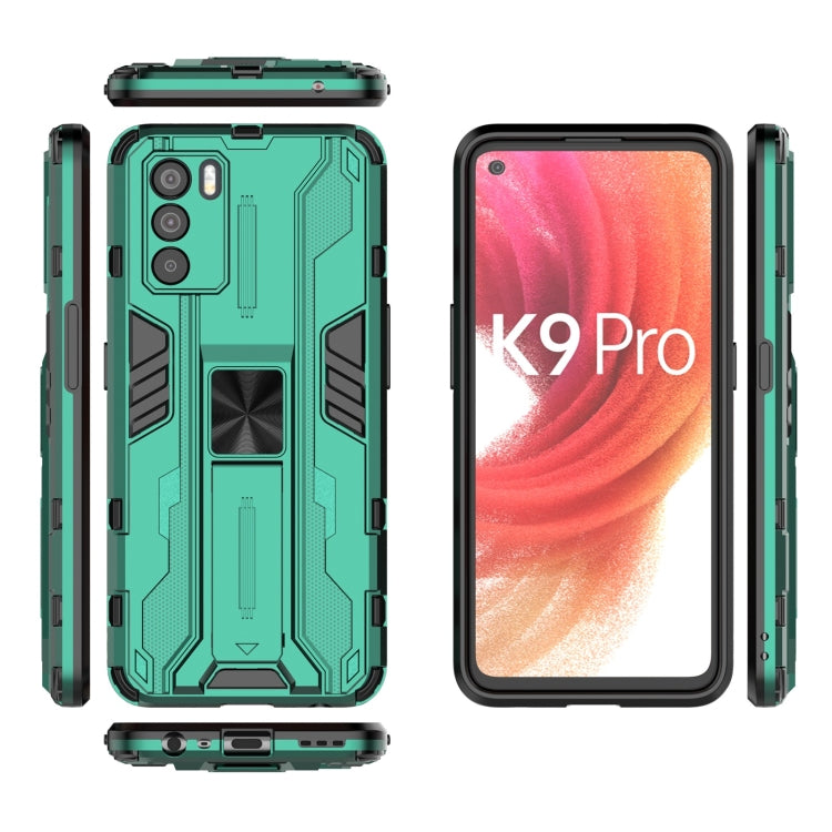 For OPPO K9 Pro Supersonic PC + TPU Shock-proof Phone Case with Holder