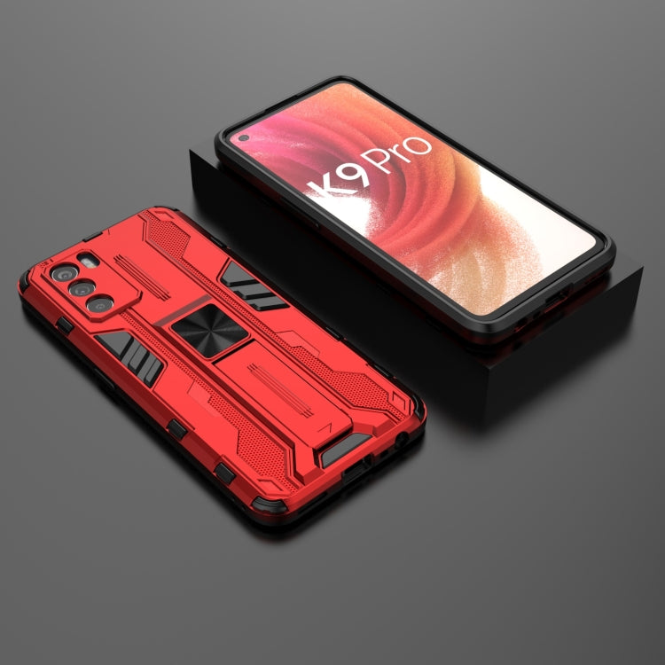 For OPPO K9 Pro Supersonic PC + TPU Shock-proof Phone Case with Holder