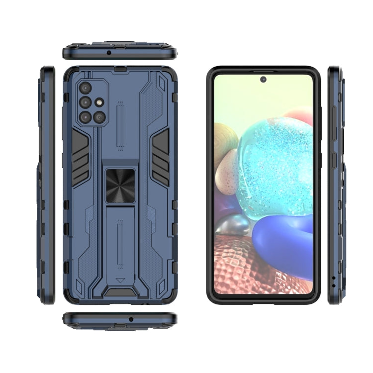 For Samsung Galaxy A71 Supersonic PC + TPU Shock-proof Phone Case with Holder