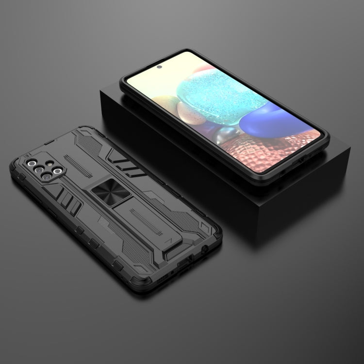 For Samsung Galaxy A71 Supersonic PC + TPU Shock-proof Phone Case with Holder