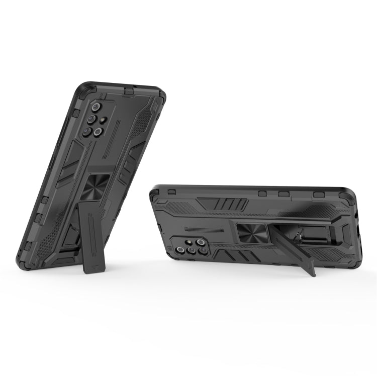 For Samsung Galaxy A71 Supersonic PC + TPU Shock-proof Phone Case with Holder