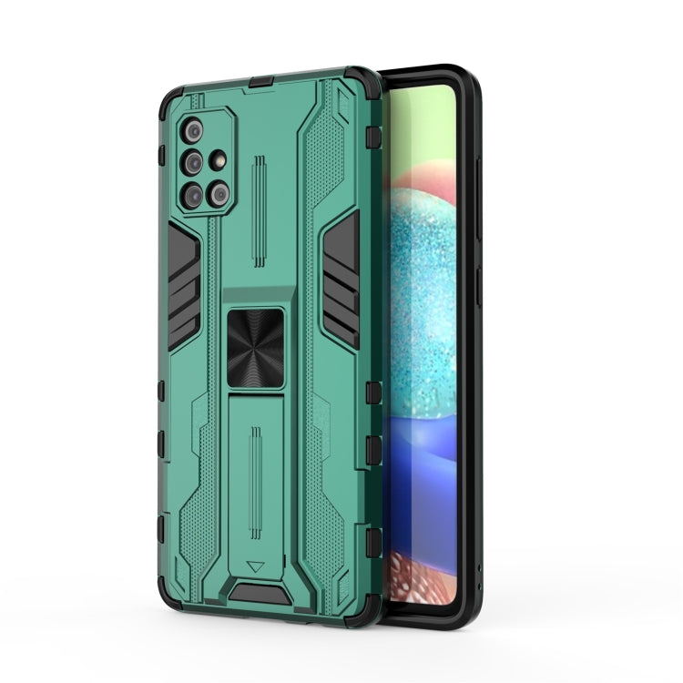 For Samsung Galaxy A71 Supersonic PC + TPU Shock-proof Phone Case with Holder
