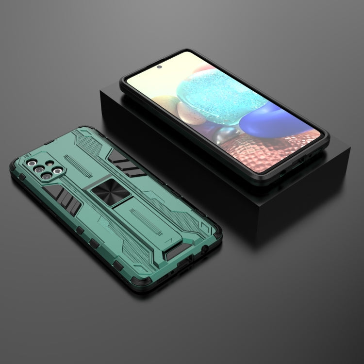For Samsung Galaxy A71 Supersonic PC + TPU Shock-proof Phone Case with Holder
