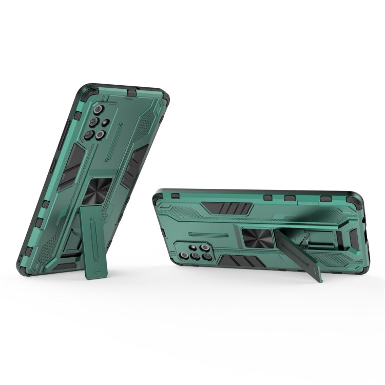 For Samsung Galaxy A71 Supersonic PC + TPU Shock-proof Phone Case with Holder