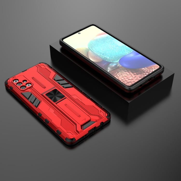 For Samsung Galaxy A71 Supersonic PC + TPU Shock-proof Phone Case with Holder