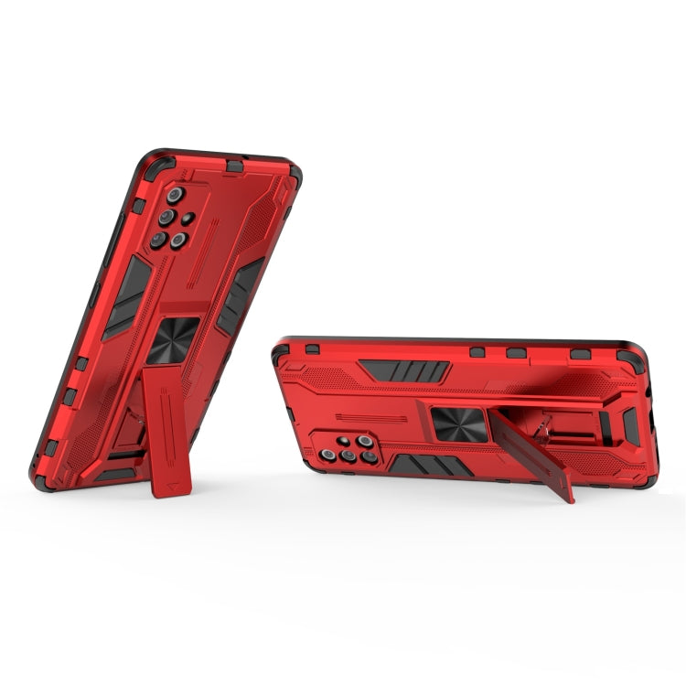 For Samsung Galaxy A71 Supersonic PC + TPU Shock-proof Phone Case with Holder