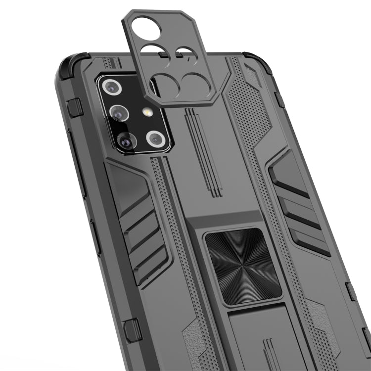 For Samsung Galaxy A71 Supersonic PC + TPU Shock-proof Phone Case with Holder