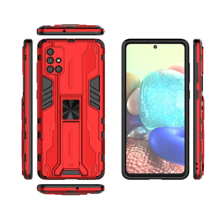For Samsung Galaxy A71 Supersonic PC + TPU Shock-proof Phone Case with Holder