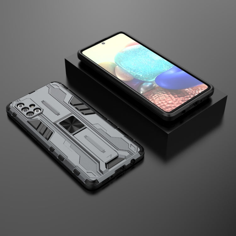 For Samsung Galaxy A71 Supersonic PC + TPU Shock-proof Phone Case with Holder