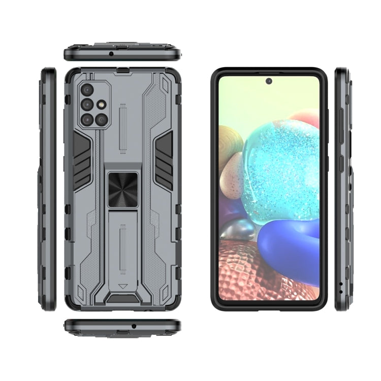 For Samsung Galaxy A71 Supersonic PC + TPU Shock-proof Phone Case with Holder