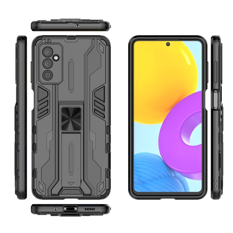 For Samsung Galaxy M52 5G Supersonic PC + TPU Shock-proof Phone Case with Holder