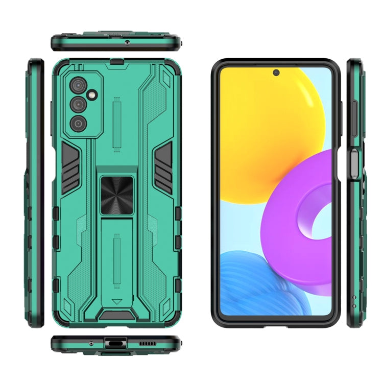 For Samsung Galaxy M52 5G Supersonic PC + TPU Shock-proof Phone Case with Holder