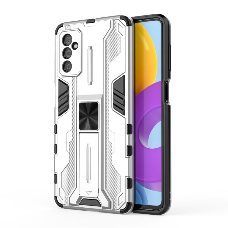 For Samsung Galaxy M52 5G Supersonic PC + TPU Shock-proof Phone Case with Holder