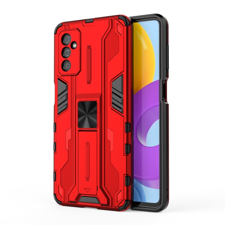 For Samsung Galaxy M52 5G Supersonic PC + TPU Shock-proof Phone Case with Holder