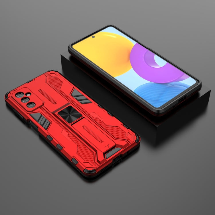 For Samsung Galaxy M52 5G Supersonic PC + TPU Shock-proof Phone Case with Holder