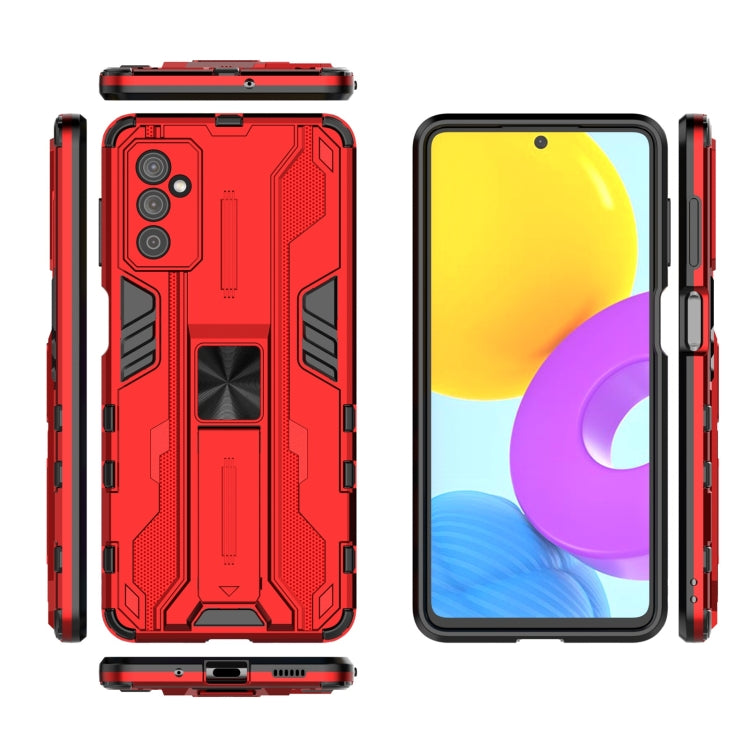 For Samsung Galaxy M52 5G Supersonic PC + TPU Shock-proof Phone Case with Holder